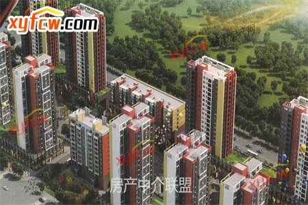 龙苑尚城90平套三带附房精装修